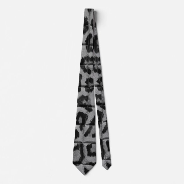 Leopard skin neck tie (Front)