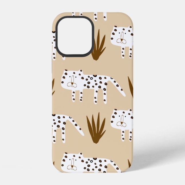 Leopard skin pattern iphone case (Back)