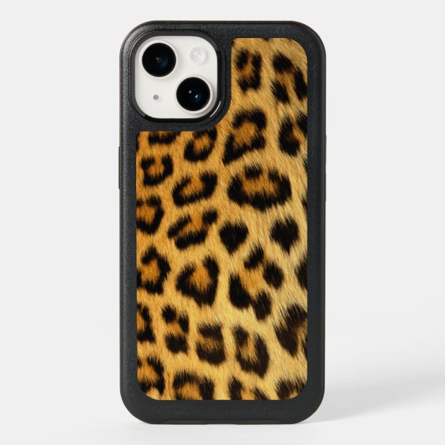 Leopard skin pattern otterbox iPhone case (Back)