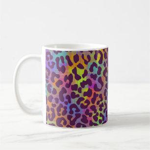 Leopard skin pattern. Repeating seamless animal ba Coffee Mug