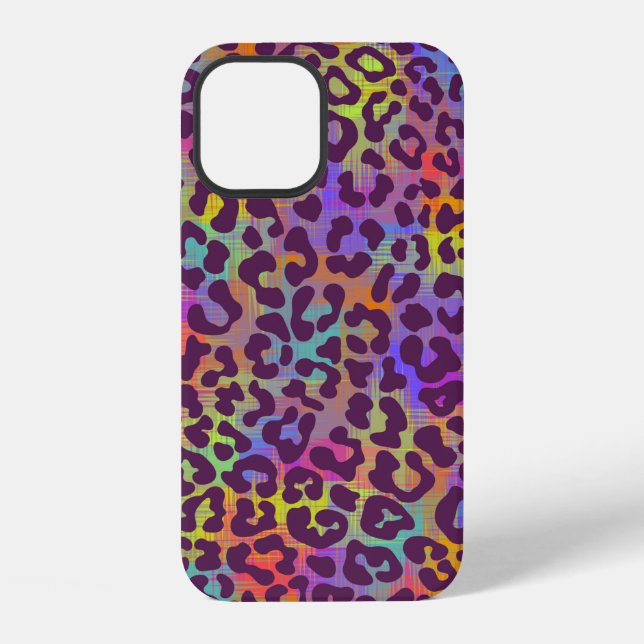 Leopard skin pattern. Repeating seamless animal ba Iphone Case (Back)