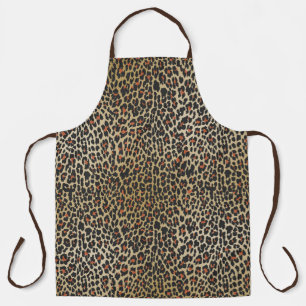 Leopard Skin Print Apron