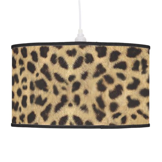 leopard skin print lamp shade (Back)