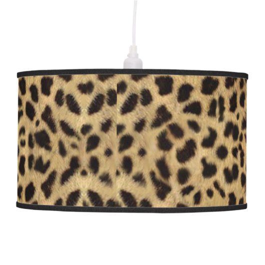 leopard skin print lamp shade (Front)