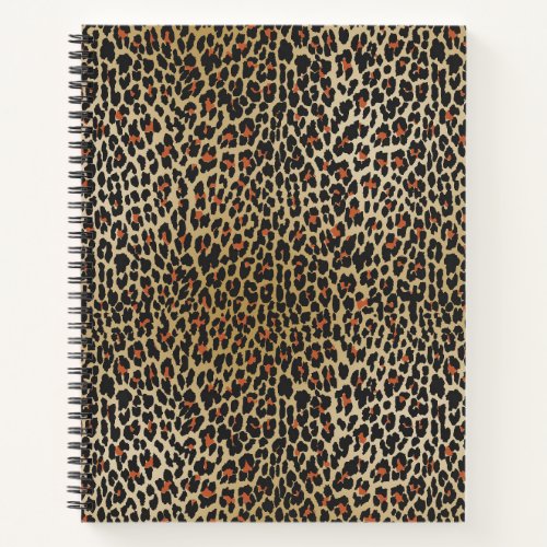 Leopard Skin Print Notebook