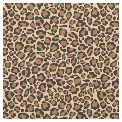 Leopard Skin Print Pattern  Fabric