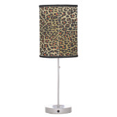 Leopard Skin Print Table Lamp (Back)