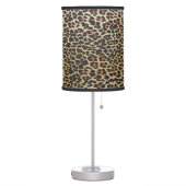 Leopard Skin Print Table Lamp (Left)