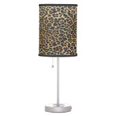 Leopard Skin Print Table Lamp (Right)