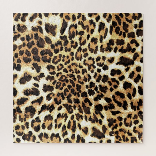 Leopard skin, seamless pattern design. jigsaw puzzle (Vertical)