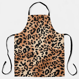 leopard skin. Stylish blouse design with leopard s Apron