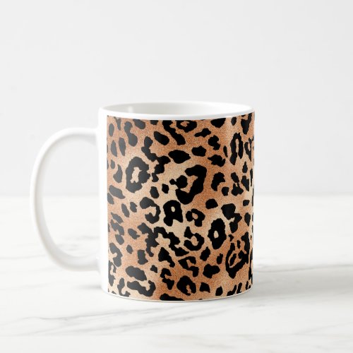 leopard skin Stylish blouse design with leopard s Coffee Mug