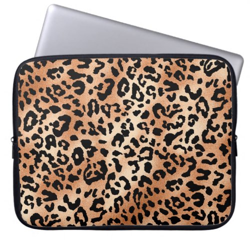leopard skin Stylish blouse design with leopard s Laptop Sleeve