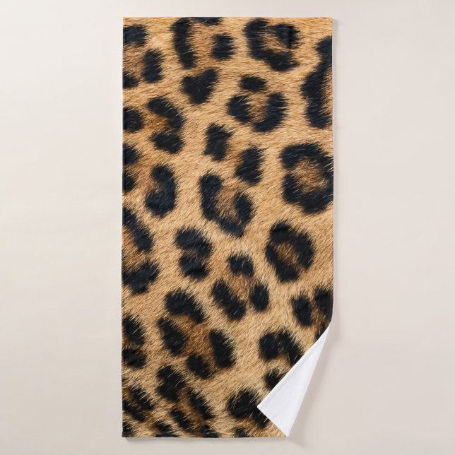 Leopard skin texture bath towel (Bath Towel)