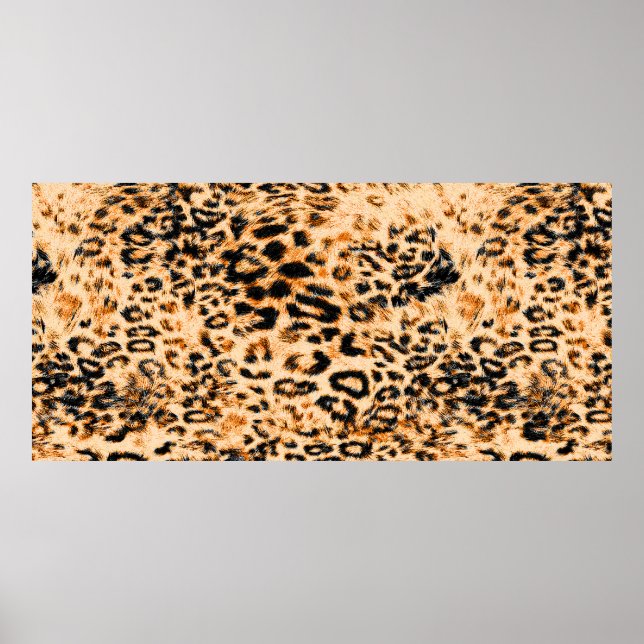 Leopard skin texture, leopard pattern poster (Front)