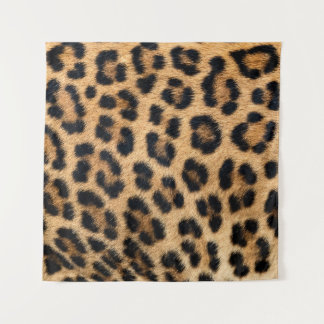 Leopard skin texture tapestry