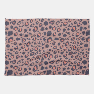 Leopard skin towel