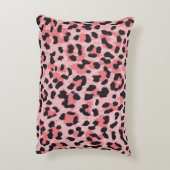 Leopard skin: vintage seamless texture accent pillow (Back(Vertical))