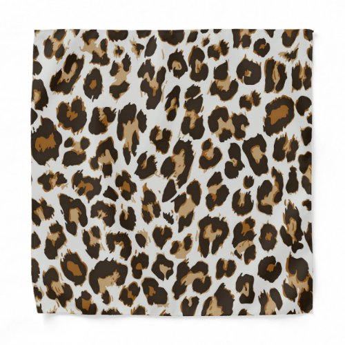 Leopard Skin Vintage Seamless Texture Bandana