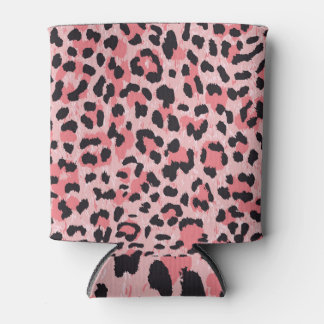Leopard skin: vintage seamless texture can cooler