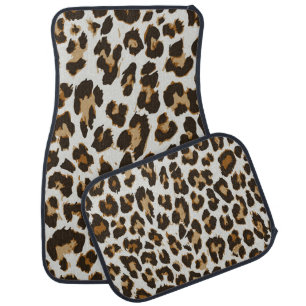 Leopard Skin: Vintage Seamless Texture Car Floor Mat