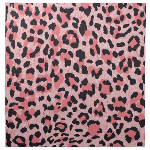 Leopard skin vintage seamless texture cloth napkin
