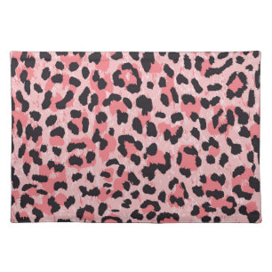 Leopard skin: vintage seamless texture cloth placemat