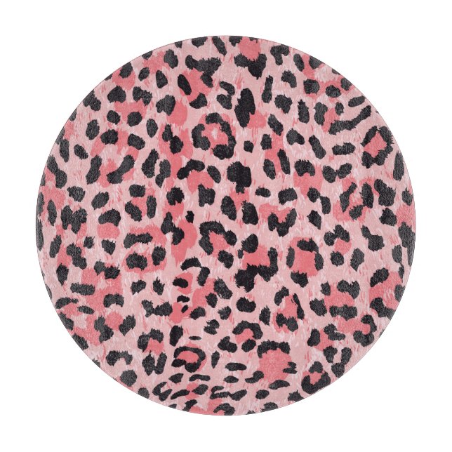 Leopard skin: vintage seamless texture cutting board (Front)
