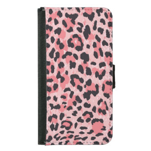 Leopard skin: vintage seamless texture samsung galaxy s5 wallet case