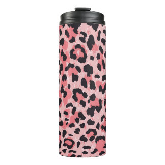 Leopard skin: vintage seamless texture thermal tumbler