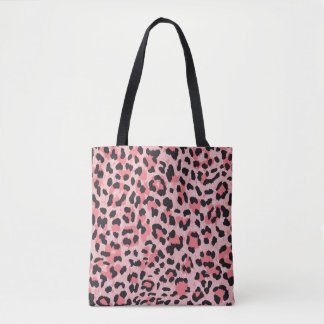 Leopard skin: vintage seamless texture tote bag