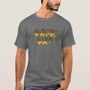 Leopard Softball Game Day Vibes Tee Softball Mom M