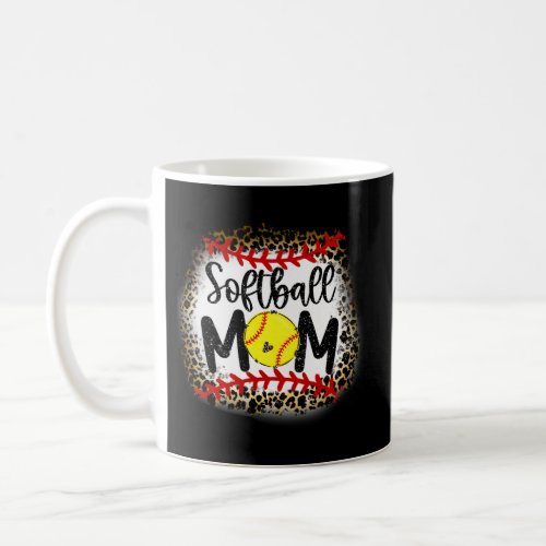 Leopard Softball Mom Softball Mom Coffee Mug