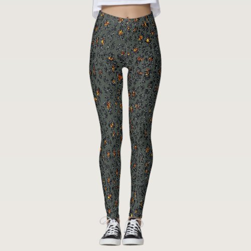 Leopard Sparkle dark Leggings