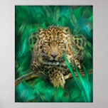 Leopard - Spirit Of Empowerment Art Poster/Print Poster