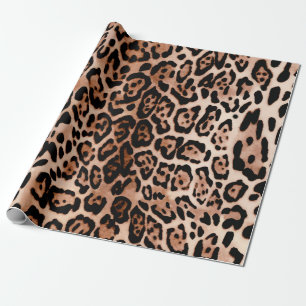 Leopard Spot Animal Print Pattern Wrapping Paper