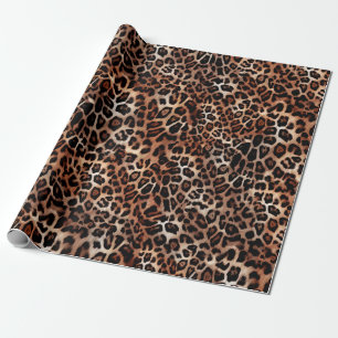 Leopard Spot Animal Print Pattern Wrapping Paper