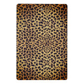 Leopard Spot Gold Glitter Rhinestone Fancy Mini Clipboard (Back)