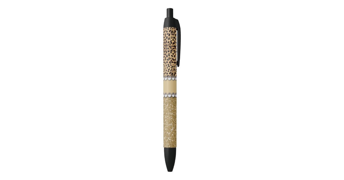 Rose Gold Glitter Pen Black Ink Smart Gift For Any Occassions