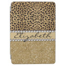 Leopard Spot Gold Glitter Rhinestone PHOTO PRINT iPad Air Cover Leopard Spot Gold Glitter Rhinestone PHOTO PRINT iPad Air Cover