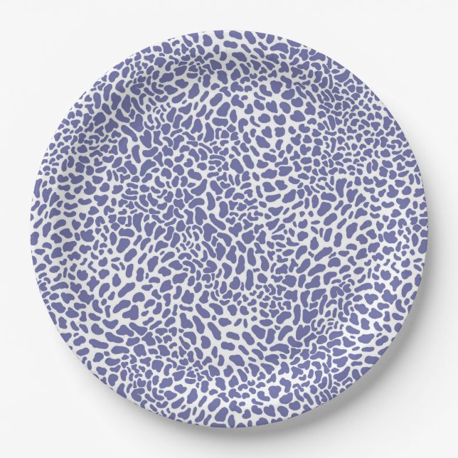Leopard Spot Pattern Paper Plates (Front)