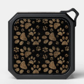 Leopard Spot Paw Prints Bluetooth Speaker (Front)