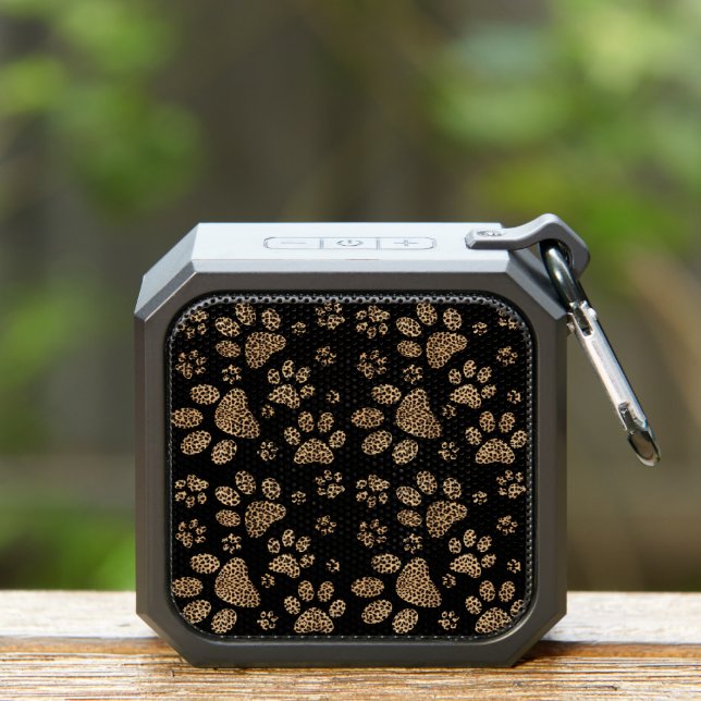 Leopard Spot Paw Prints Bluetooth Speaker (Insitu(Outdoor))