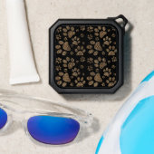 Leopard Spot Paw Prints Bluetooth Speaker (Insitu(Beach))