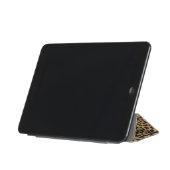 Leopard Spot Rhinestone Diamonds Monogram PHOTO iPad Mini Cover (Folded)