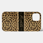 Leopard Spot Skin Print Personalize Case-Mate iPhone Case (Back (Horizontal))