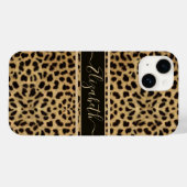 Leopard Spot Skin Print Personalized Case-Mate iPh Case-Mate iPhone Case (Back (Horizontal))