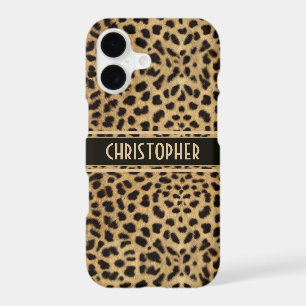 Leopard Spot Skin Print Personalized Case-Mate iPh iPhone 17 Case