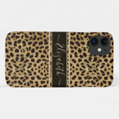 Leopard Spot Skin Print Personalized Case-Mate iPhone Case (Back (Horizontal))
