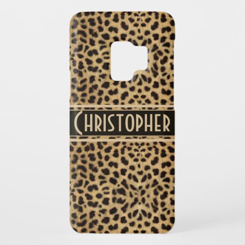Leopard Spot Skin Print Personalized Case_Mate Samsung Galaxy S9 Case